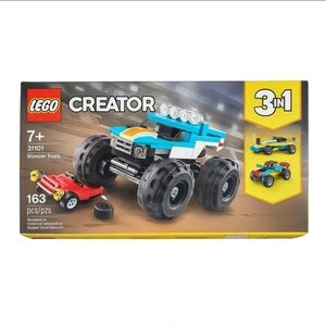 LEGO Creator 3-in-1 Monster Truck Set 31101 New 163 Pcs
